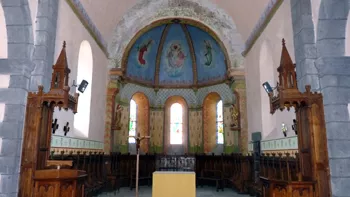 Le clocher de l'église Notre-Dame d'Auvergne
