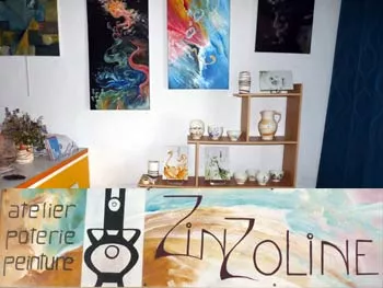 Atelier de poterie et de peinture, rue de la Chantelle