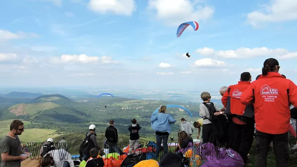 Vue sur la Chaîne des Puys