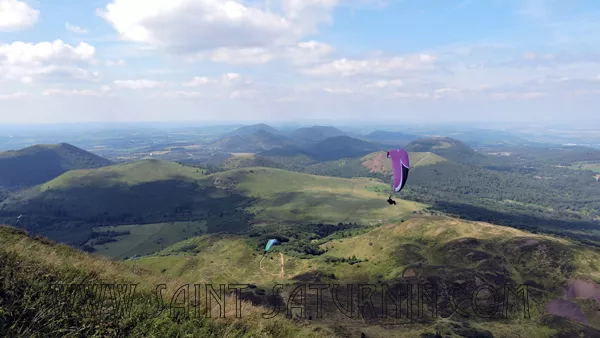 Panorama depuis le sommet du puy de Dôme