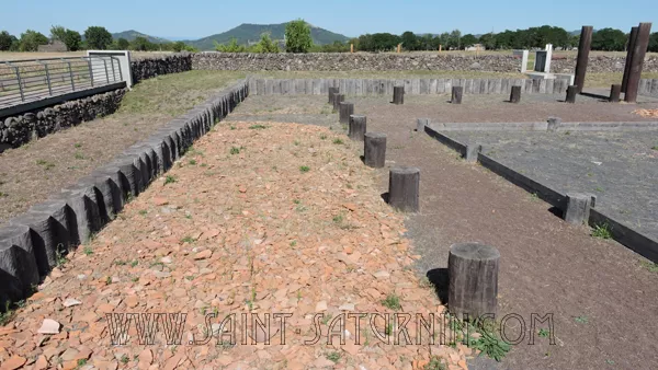 Vestiges du sanctuaire de Corent