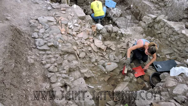 Chantier de fouilles de Corent, 2016