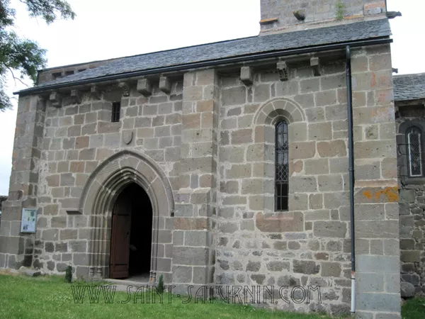 Le chevet de l'église Saint-Victor
