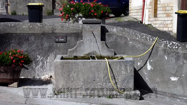 La fontaine Lacoux à Chadrat