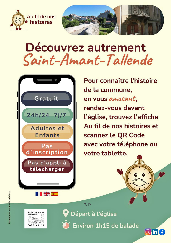 DECOUVRIR AUTREMENT SAINT AMANT TALLENDE