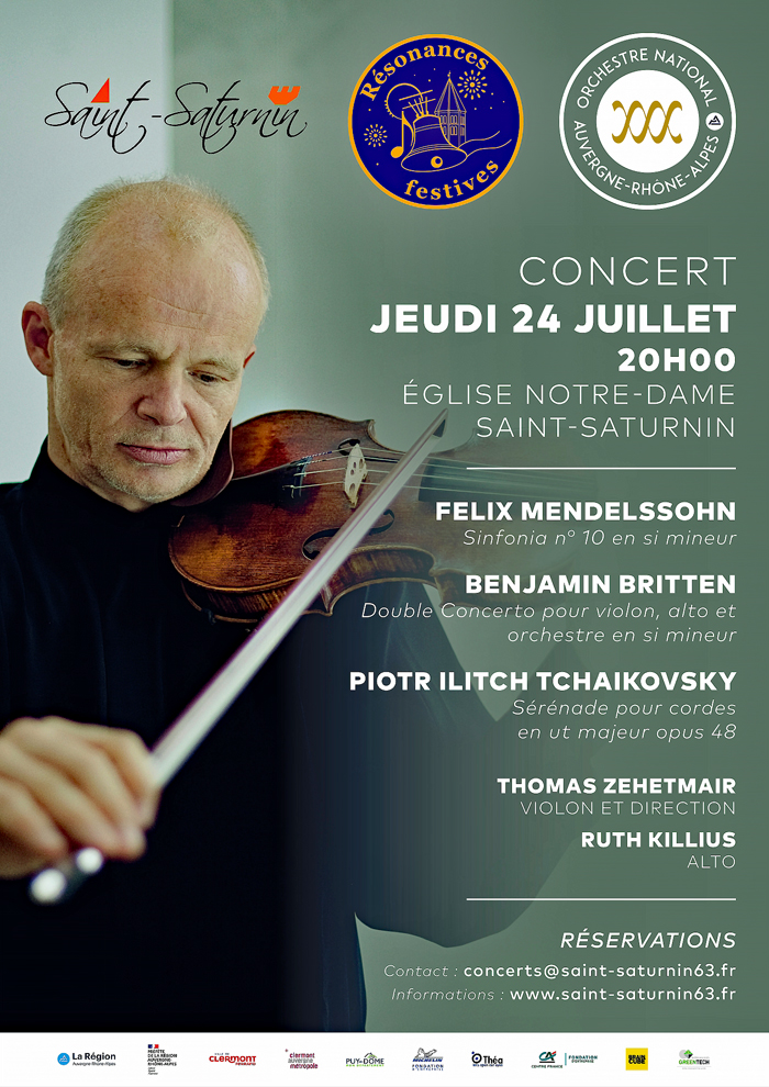 CONCERT DE L‘ORCHESTRE NATIONAL D’AUVERGNE