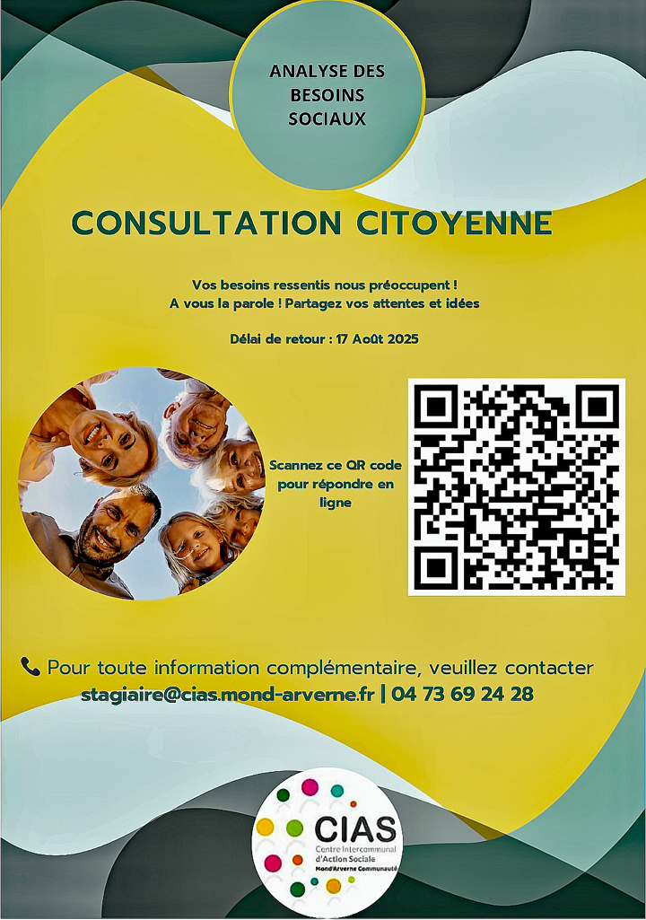 Consultation citoyenne Saint Saturnin MONT D’AVERNE 63