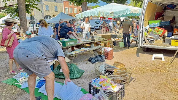 La foire à la brocante du 14 juillet