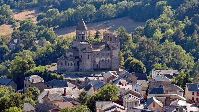 Détail de l'église de Saint-Nectaire