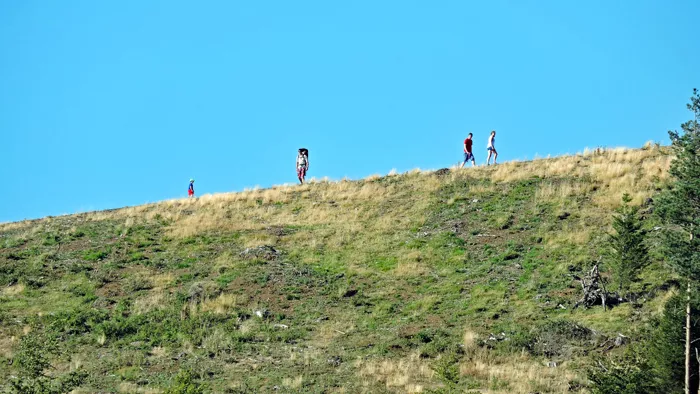 Vue depuis les pentes du puy de la Combegrasse