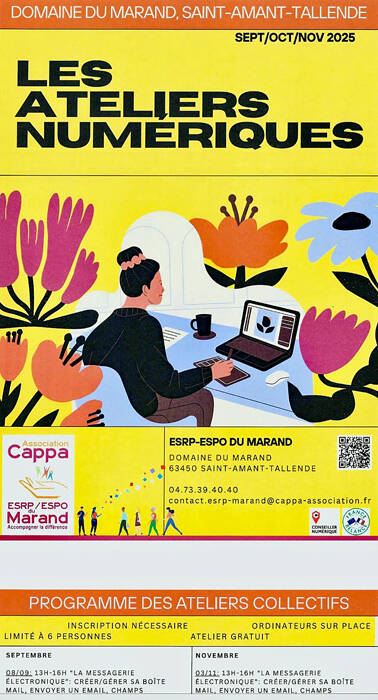 LES ATELIERS NUMERIQUES DU DOMAINE DU MARAND