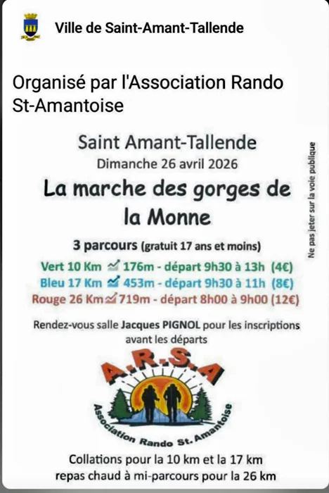 LA MARCHE DES GORGES DE LA MONNE