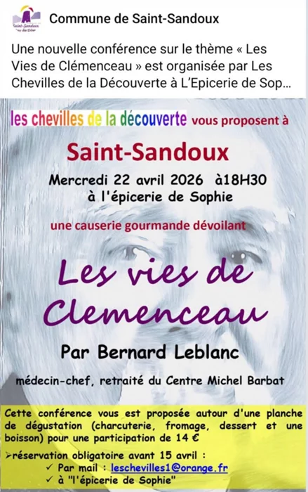 LES CHEVILLES DE LA DECOUVERTE SAINT SANDOUX