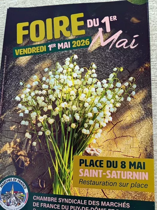 FOIRE DU PREMIER MAI A SAINT SATURNIN 63