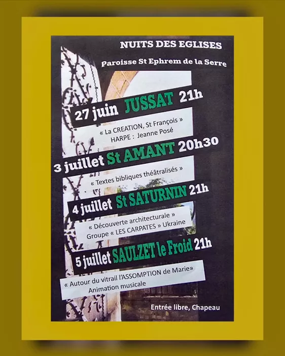 LA NUIT DES EGLISES