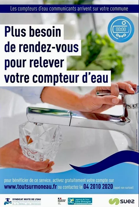 Le relevé se fait à distance pour les compteurs connectés.
