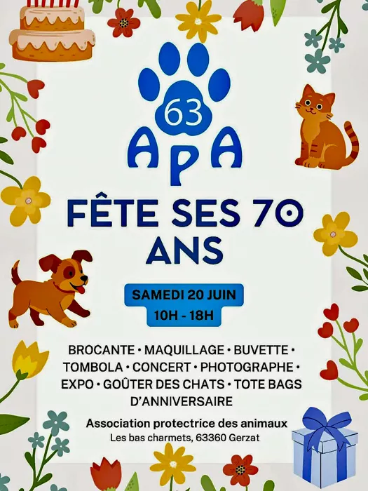 ASSOCIATION PROTECTRICE DES ANIMAUX 63