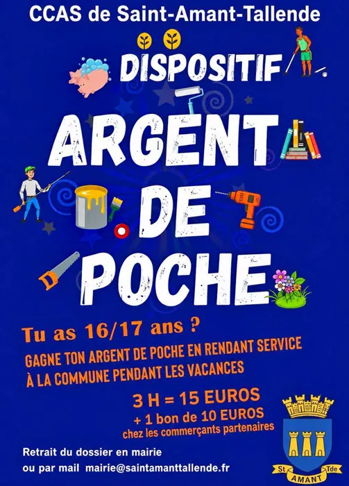 DISPOSITIF ARGENT DE POCHE CCAS SAINT AMANT TALLENDE