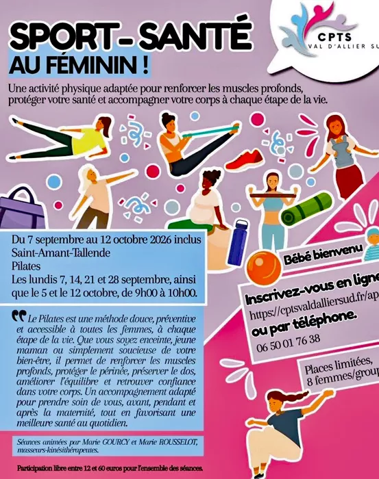 SPORT SANTE AU FEMININ SAINT AMANT TALLENDE