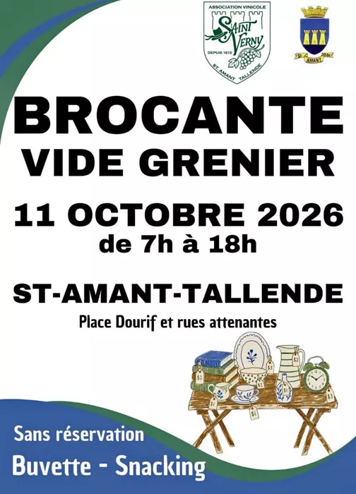 BROCANTE VIDE GRENIER SAINT AMANT TALLENDE 63450